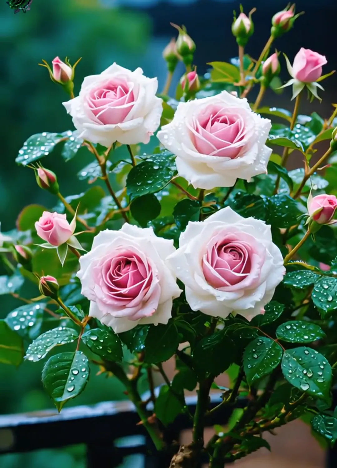 Scottish Red and Green Rose Seeds