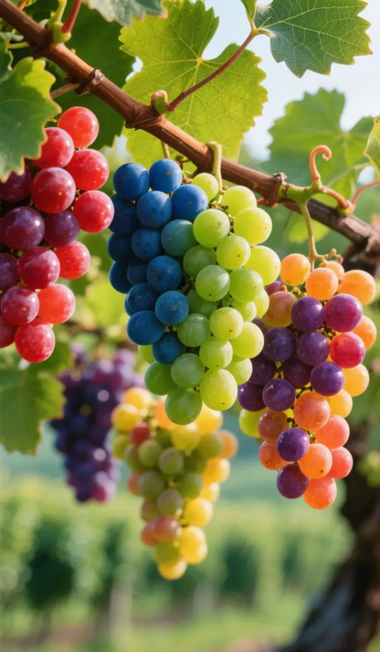 Colored Grape Seeds