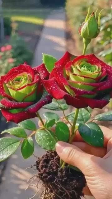 Scottish Red and Green Rose Seeds
